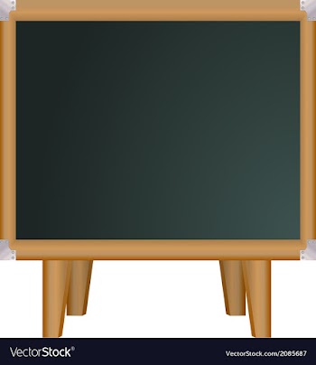 Chalkboard vector image