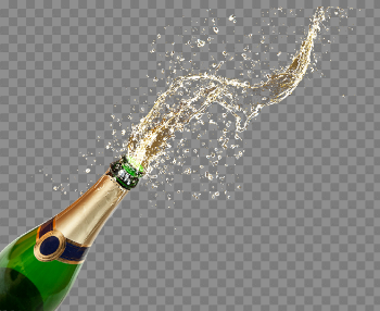 Champagne Bottle Download PNG Image