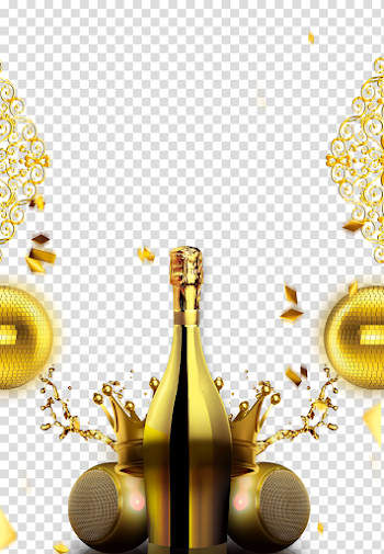Champagne Bottle Download Transparent PNG Image