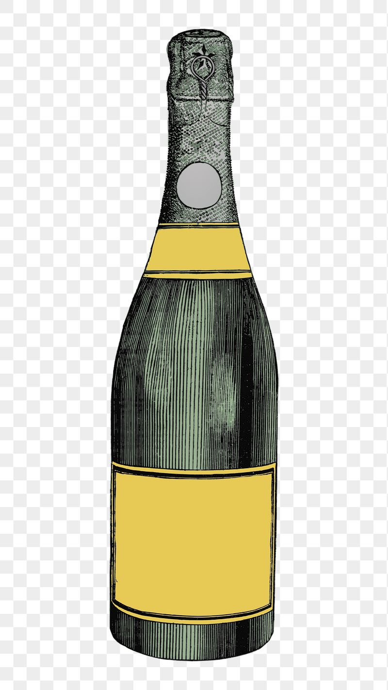 Champagne bottle png sticker, object | Free PNG - rawpixel