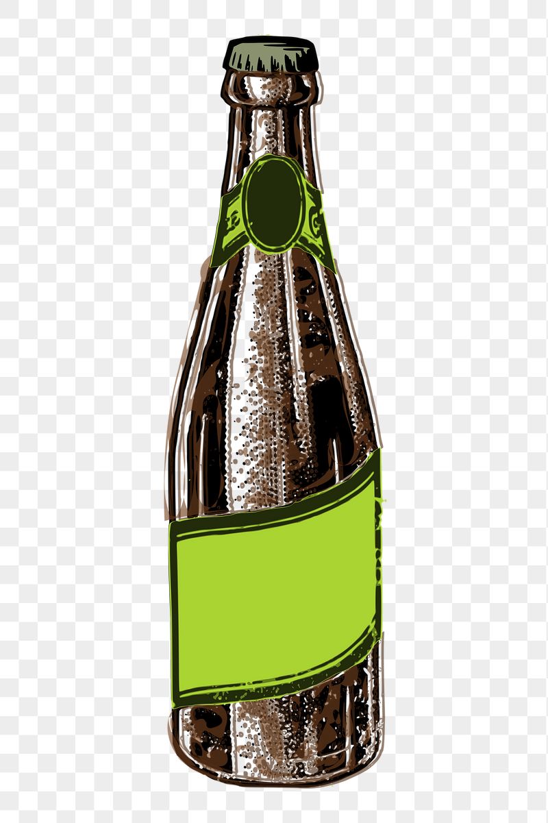 Champagne bottle png sticker, object | Free PNG - rawpixel