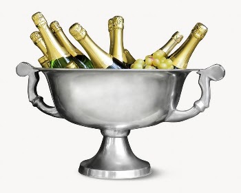 Champagne bucket, alcoholic beverage isolated | Free Photo - rawpixel