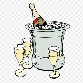 Champagne celebration png sticker, hand | Free PNG - rawpixel