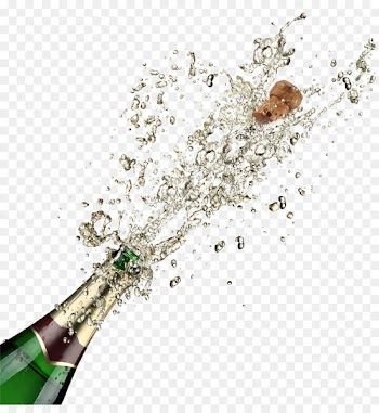 Champagne Cocktail Sparkling wine Pinot gris - Spraying champagne 