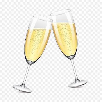 Champagne glass Beer - Two glasses of champagne image 