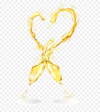 Champagne glass Cocktail Euclidean vector - Champagne 