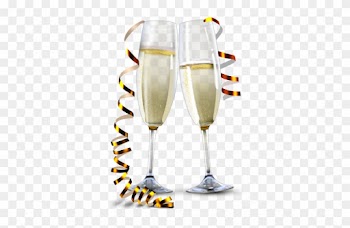 Champagne Glass Png - New Year Champagne Glasses