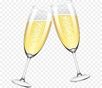 Champagne glass - Two glasses of champagne 