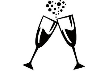 Champagne Glasses 1 Celebration Celebrate Party Heart Bubbles | Clipartimage.com