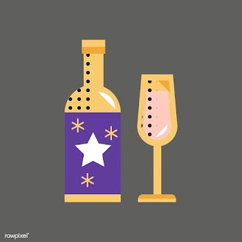 Champagne Icon Celebration Event Concept | Free stock vector - 280729
