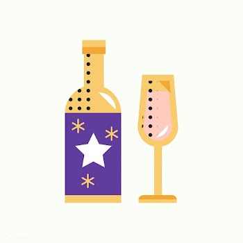 Champagne Icon Celebration Event Concept | Free stock vector - 280839