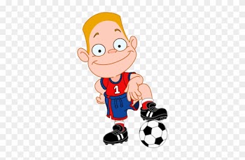 Champions League Sports Party - Soccer Player Cartoon