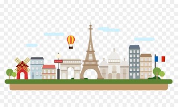Champs-xc9lysxe9es Arc de Triomphe Eiffel Tower Illustration - Paris sightseeing 