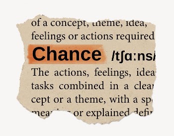 Chance ripped dictionary, editable word | Free PSD - rawpixel