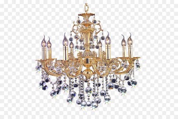 Chandelier Lighting - European style retro golden Chandelier 