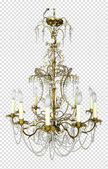 Chandelier Lighting Table Pendant light, european crystal chandeliers transparent background PNG clipart