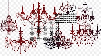 Chandelier, Lighting, Tattoo, Ornament PNG