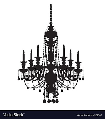 Chandelier vector image
