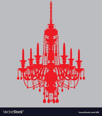 Chandelier vector image