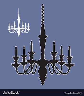 Chandelier vector image