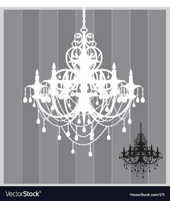 Chandelier vector image