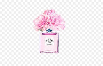 Chanel No. 5 Watercolor painting Coco Perfume - perfume 