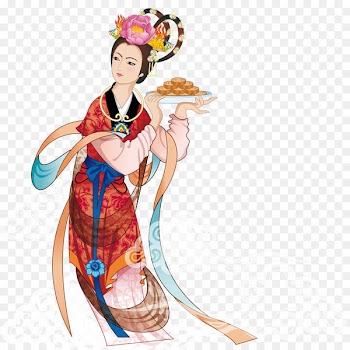 Chang'e Mid-Autumn Festival Clip art - neo-chinese style 