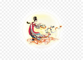 Chang E on the clouds 