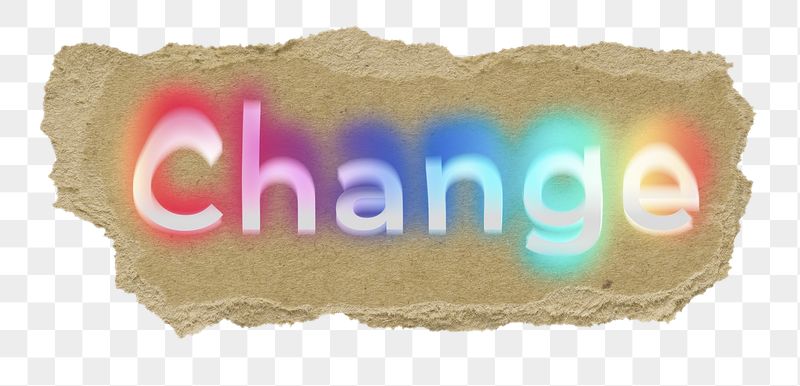 Change png ripped paper word | Free PNG - rawpixel