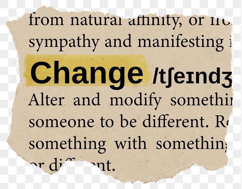 Change png word dictionary sticker, | Free PNG - rawpixel