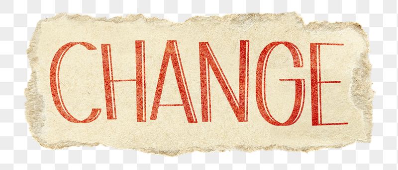 Change png word sticker typography, | Free PNG - rawpixel