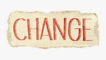 Change word, torn craft paper | Free PSD - rawpixel