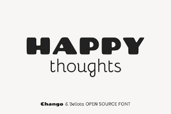 Chango & Bellota open source | Free Font Add-on - rawpixel