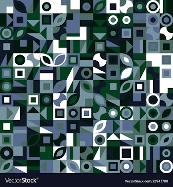 Chaotic abstract colorful geometrical mosaic vector image