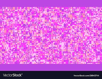 Chaotic abstract colorful geometrical pattern vector image