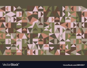 Chaotic abstract colorful geometrical pattern vector image