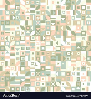 Chaotic abstract colorful mosaic pattern vector image