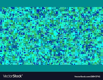 Chaotic abstract geometrical mosaic pattern vector image