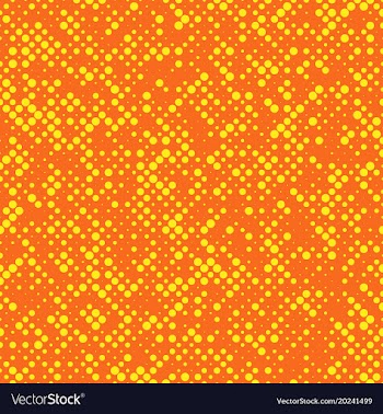 Chaotic abstract halftone circle pattern vector image