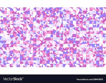 Chaotic colorful triangle mosaic pattern desktop vector image