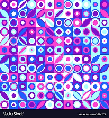 Chaotic geometric pattern background - abstract vector image