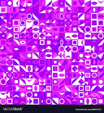 Chaotic geometric pattern background - abstract vector image