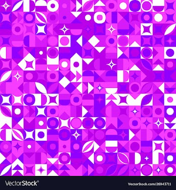 Chaotic geometric pattern background - colorful vector image