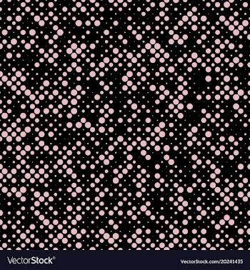 Chaotic halftone circle pattern background design vector image
