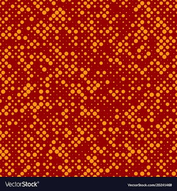 Chaotic halftone circle pattern background from vector image