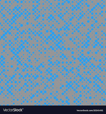 Chaotic halftone polka dot pattern background vector image