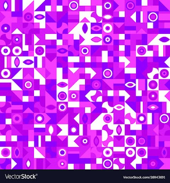 Chaotic mosaic pattern background - abstract vector image
