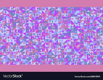 Chaotic random abstract colorful mosaic pattern vector image