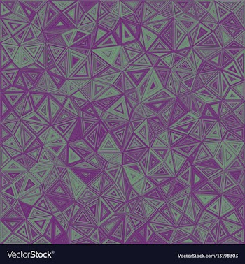 Chaotic triangle mosaic tile background vector image