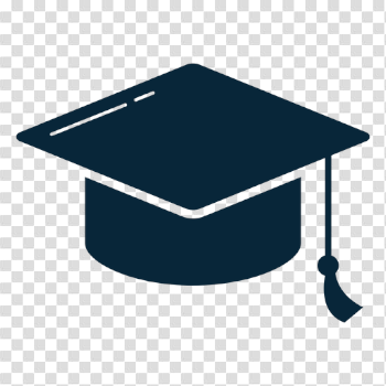 Chapéu de formatura ícone plana - Baixar PNG/SVG Transparente